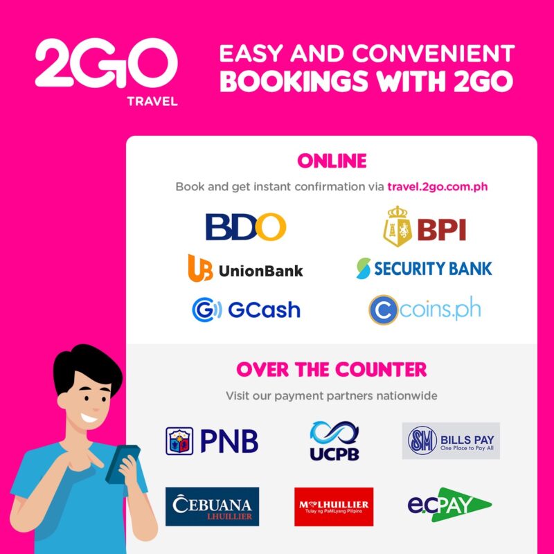 2go travel services offered