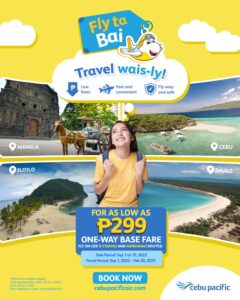 Travel to Cebu for as low as P299 as CEB brings back “Fly ta Bai”