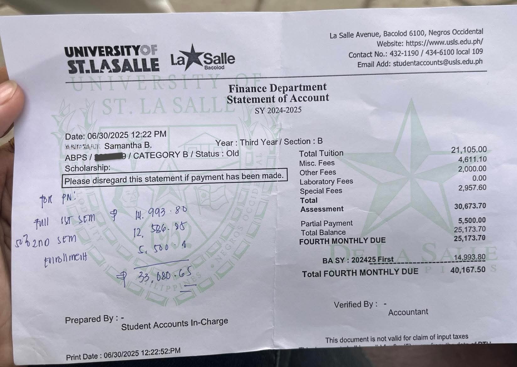 Nitizens chip in for graduating psyc student’s tuition