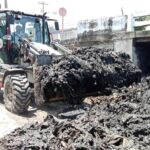 Over 2,759MT of silt and trash hauled