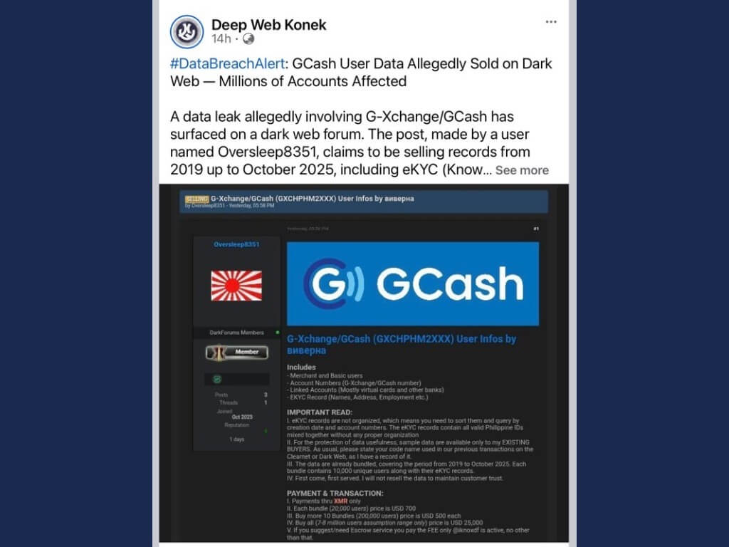 NPC probes alleged data breach involving GCash